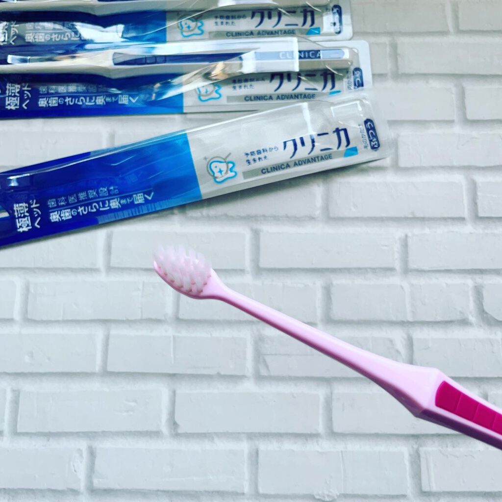 アドバンテージハブラシ コンパクト/クリニカ/歯ブラシを使ったクチコミ（2枚目）