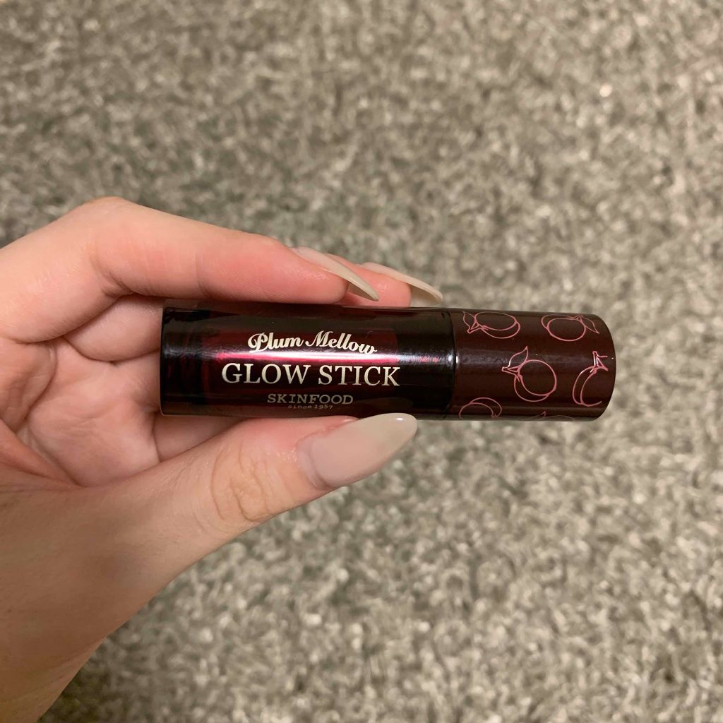 プラムメロウ グロウ リップラッカー/SKINFOOD/口紅を使ったクチコミ（1枚目）