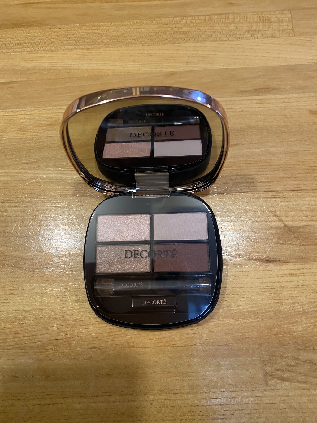 コントゥアリング アイシャドウ 014 ピンクブラウン/DECORTÉ/アイシャドウパレットを使ったクチコミ（1枚目）