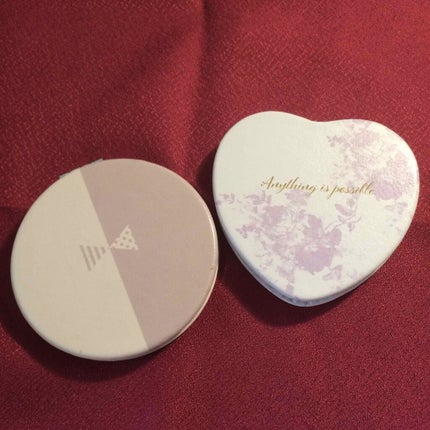 コンパクトミラー(ハート型)/DAISO/その他化粧小物を使ったクチコミ(1枚目)