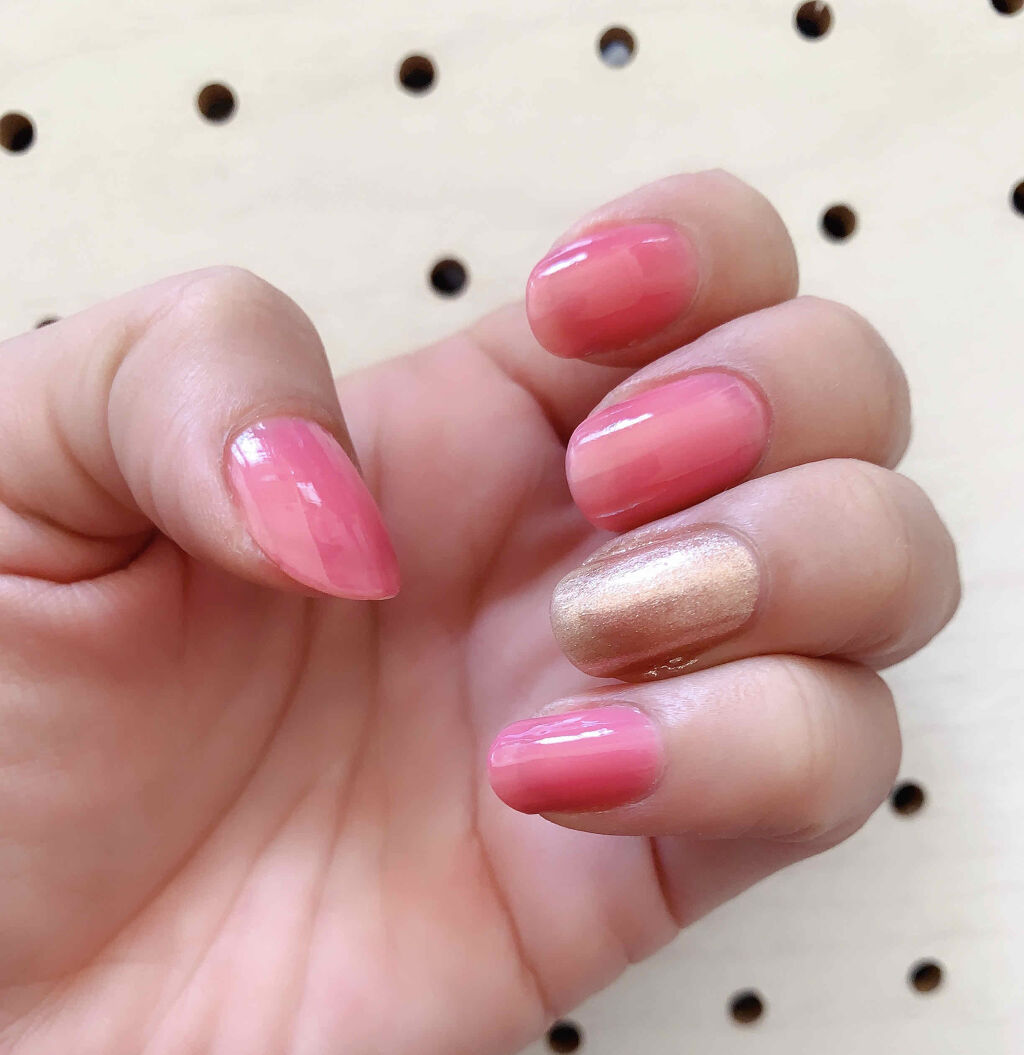 ナチュラルネイルカラーN 018 ルビーピンク/デュカート/マニキュアを使ったクチコミ（3枚目）