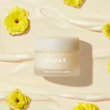 FEMMUE ナルシスウォーター スリーピングマスクのクチコミ「＼ 本日発売開始🌼  エイジングケアを叶えるナルシスのスリーピングマスクが新登場／

LIPS.....」（2枚目）