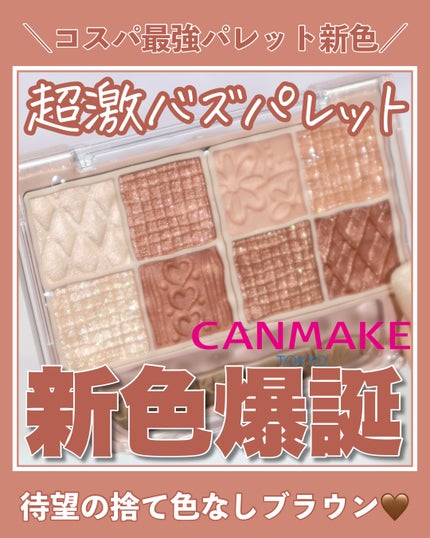 プティパレットアイズ/キャンメイク/パウダーアイシャドウを使ったクチコミ(1枚目)