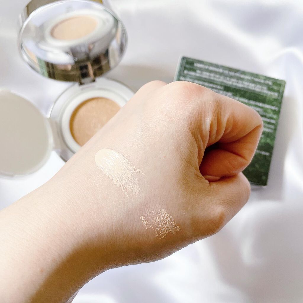 シカマヌ　セラム　クッションファンデ/parnell/クッションファンデーションを使ったクチコミ（3枚目）