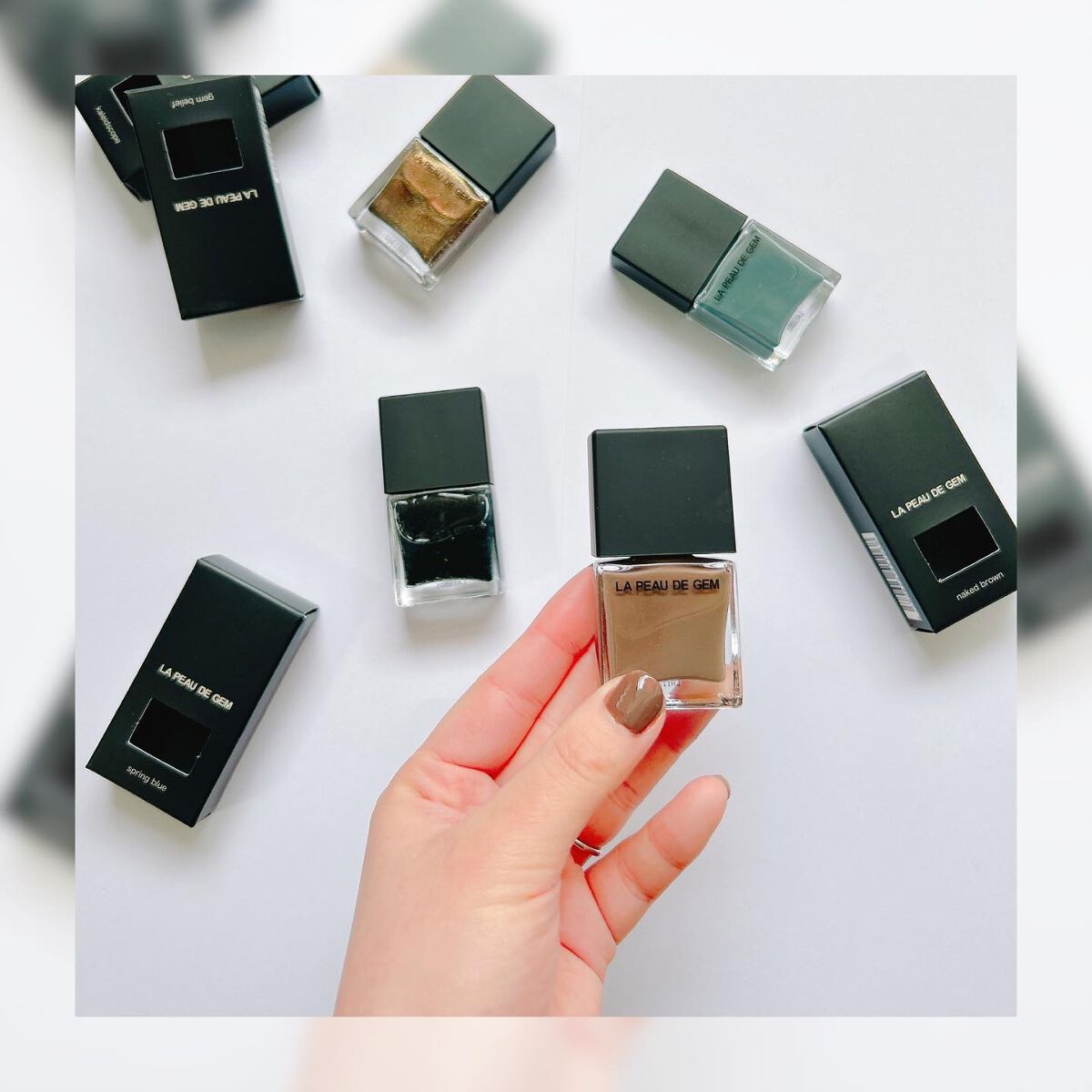 LA PEAU DE GEM nail polish/la peau de gem./マニキュアを使ったクチコミ（3枚目）