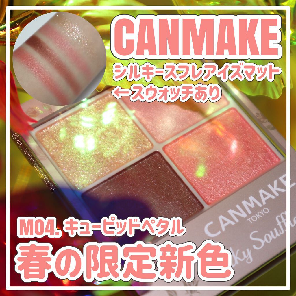 シルキースフレアイズ（マットタイプ）/キャンメイク/アイシャドウパレットを使ったクチコミ（1枚目）