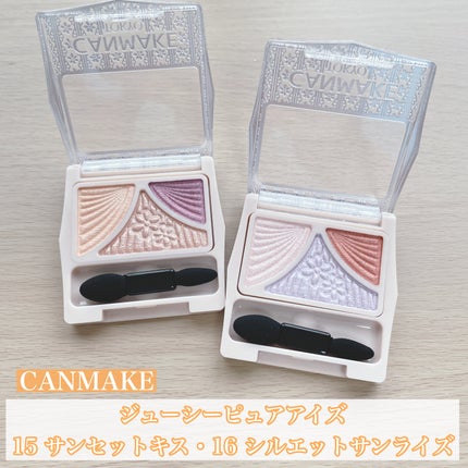 ジューシーピュアアイズ/キャンメイク/アイシャドウパレットを使ったクチコミ(1枚目)