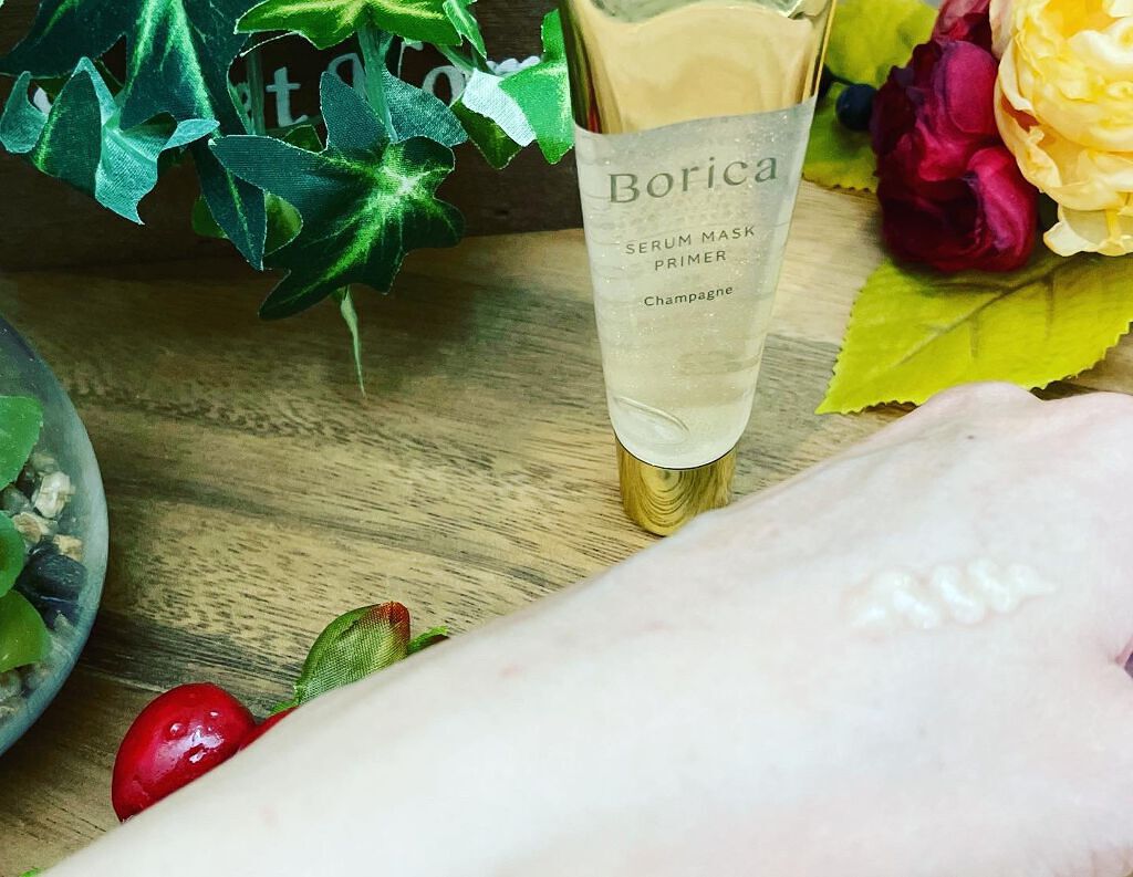 美容液マスクプライマー(シャンパン)/Borica/化粧下地を使ったクチコミ(2枚目)