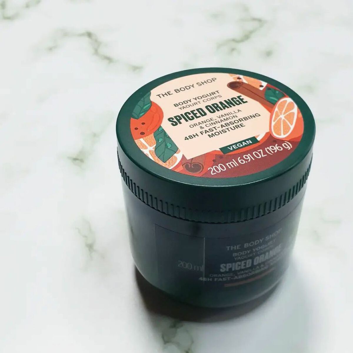 ボディヨーグルト スパイスドオレンジ/THE BODY SHOP/ボディローションを使ったクチコミ（1枚目）