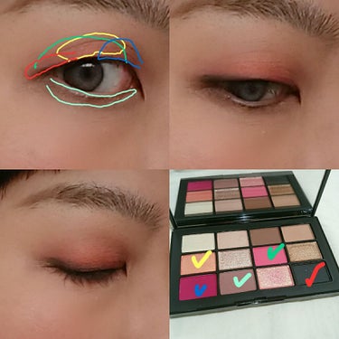 ハイプト アイシャドーパレット/NARS/アイシャドウパレットを使ったクチコミ（3枚目）