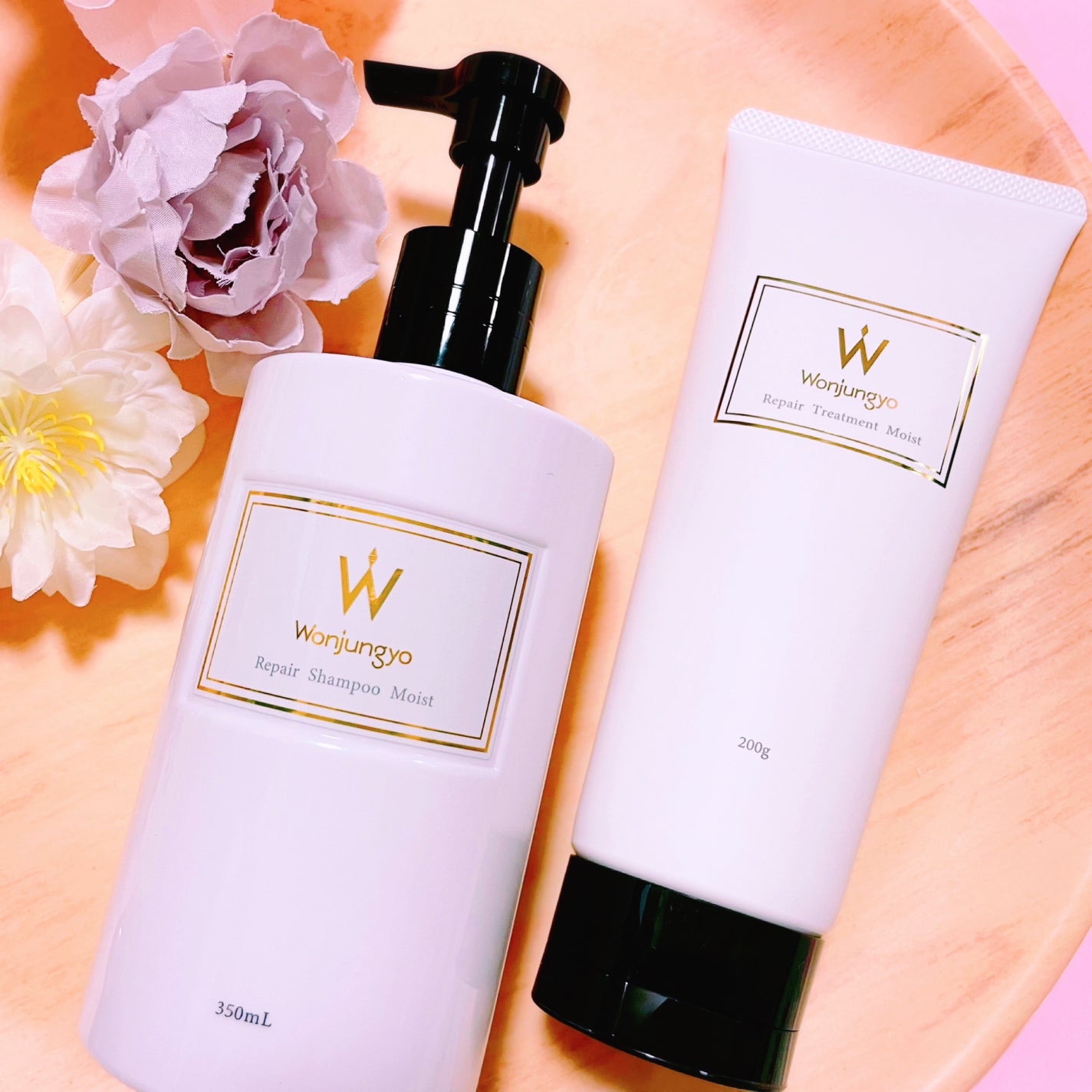 ウォンジョンヨ リペアシャンプー モイスト/リペアトリートメント モイスト/Wonjungyo/市販シャンプーを使ったクチコミ(1枚目)