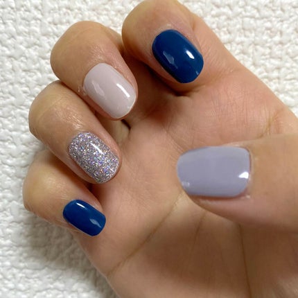 セミキュアジェルネイル(ハンド)/ohora/ネイルシールを使ったクチコミ(2枚目)