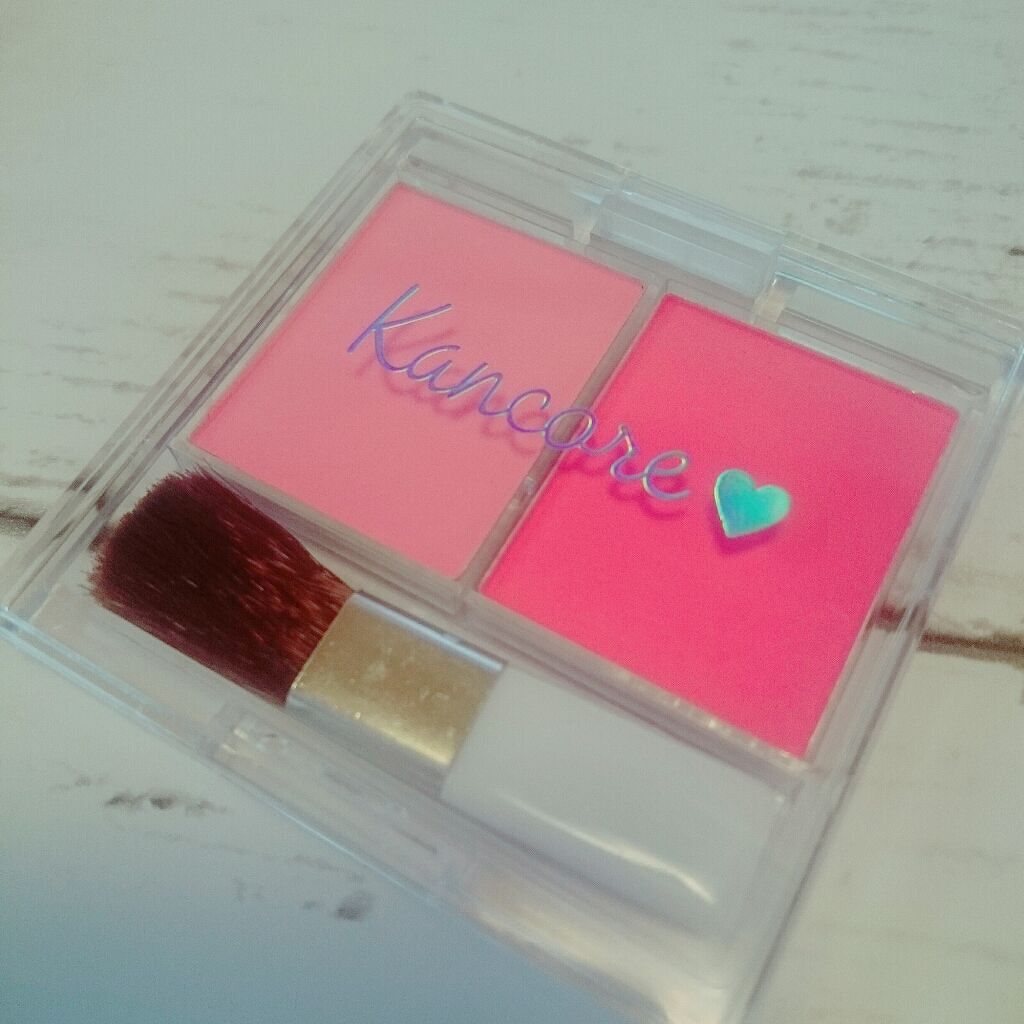 カンコレ チーク/DAISO/パウダーチークを使ったクチコミ（1枚目）