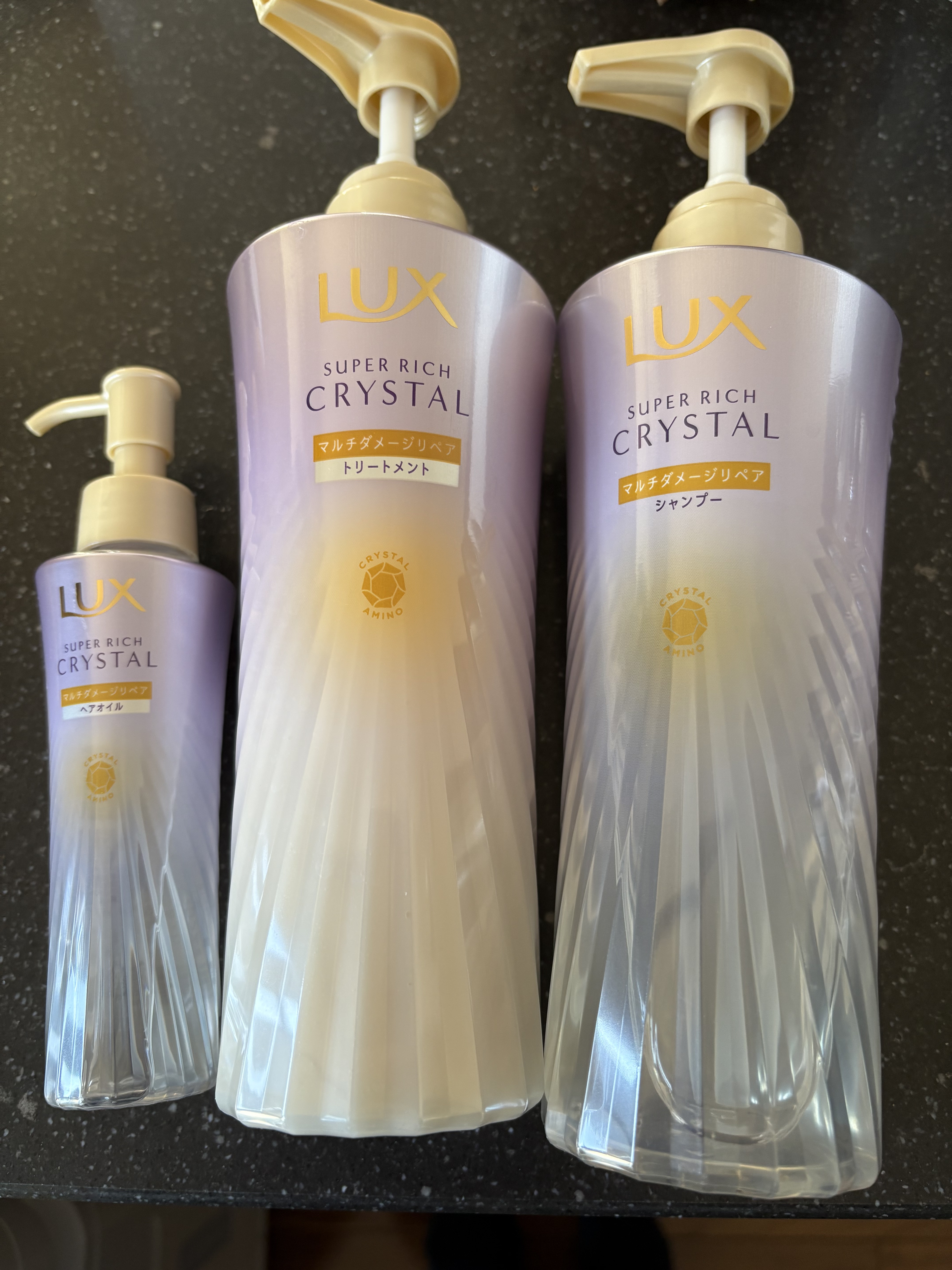 スーパーリッチクリスタル　マルチダメージリペア　シャンプー/トリートメント/LUX/市販シャンプーを使ったクチコミ（1枚目）