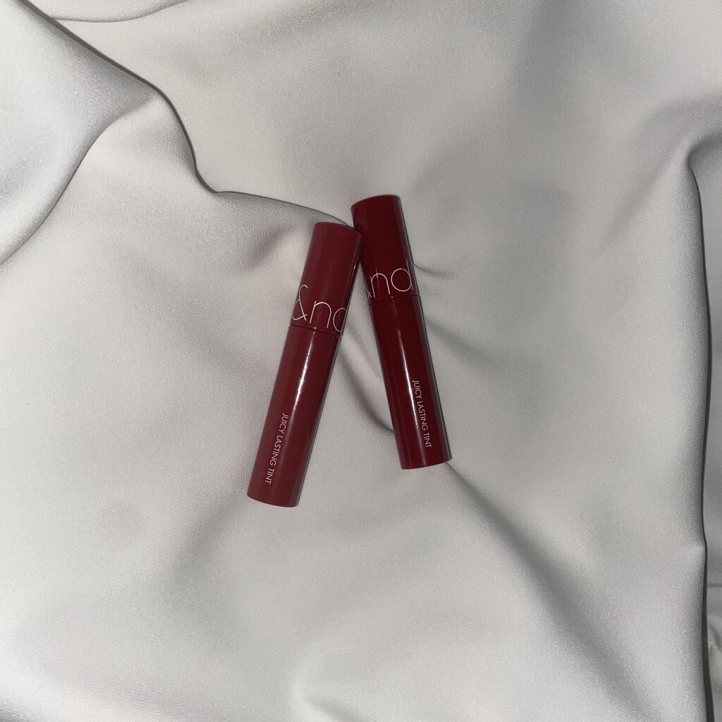 ジューシーラスティングティント/rom&nd/リップティントを使ったクチコミ（1枚目）