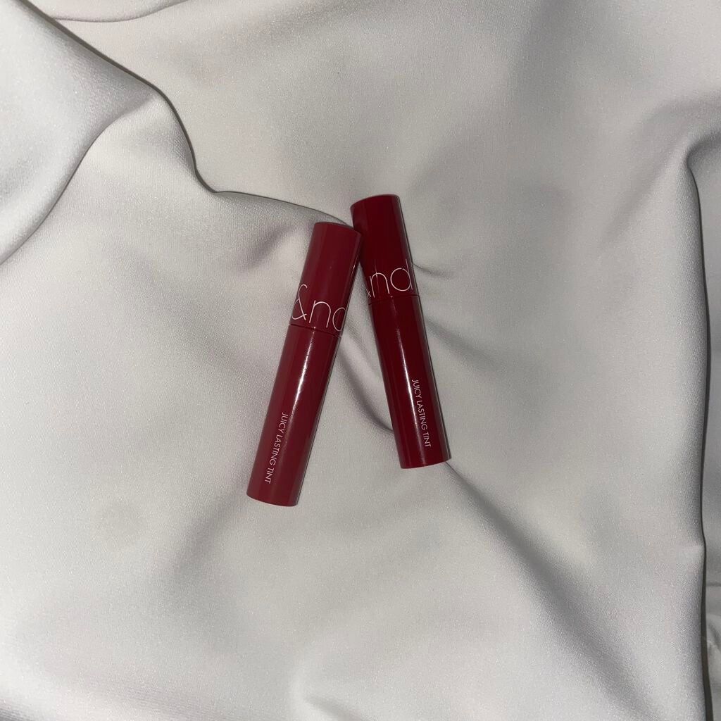 ジューシーラスティングティント/rom&nd/リップティントを使ったクチコミ(1枚目)