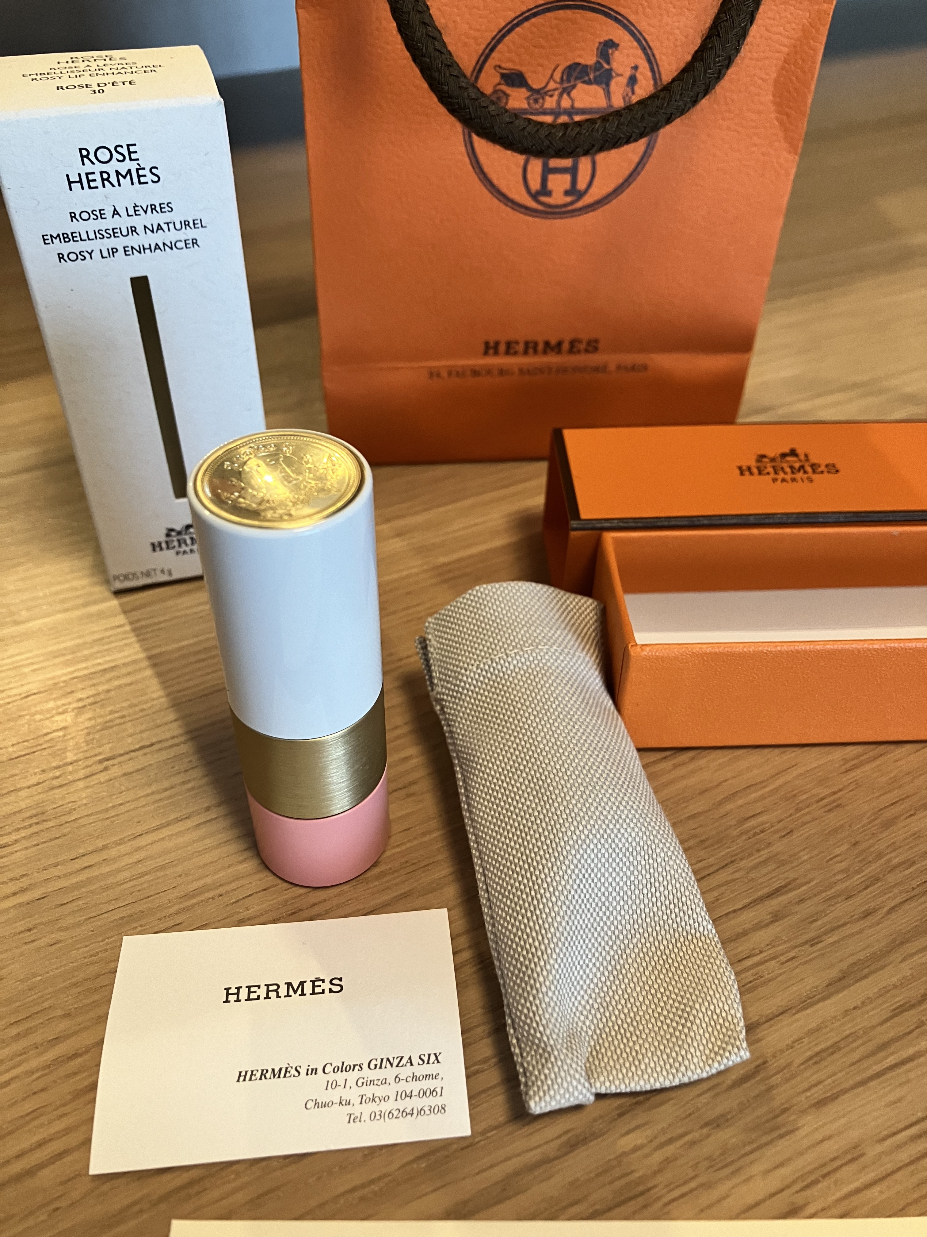 ローズ・エルメス ローズ ア レーヴル/エルメス/口紅を使ったクチコミ（2枚目）