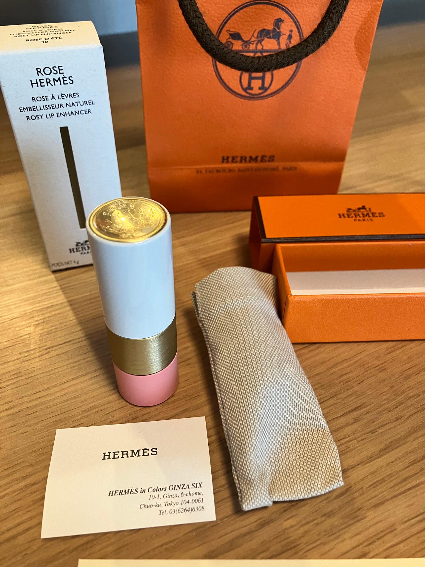 ローズ・エルメス ローズ ア レーヴル/エルメス/口紅を使ったクチコミ(2枚目)