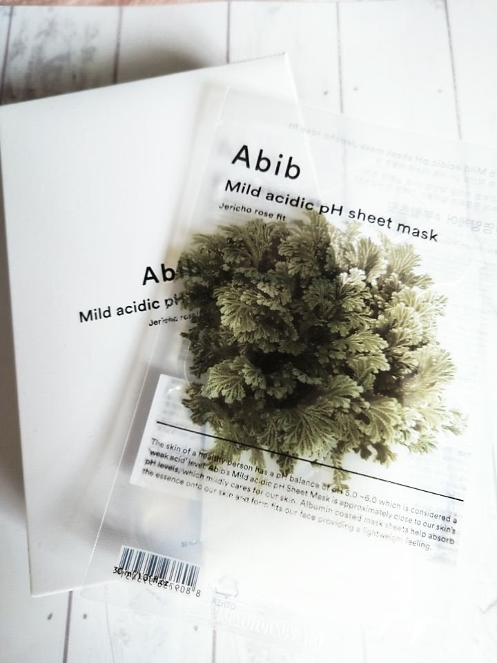 弱酸性PHシートマスク 復活草フィット/Abib /シートマスク・パックを使ったクチコミ(1枚目)