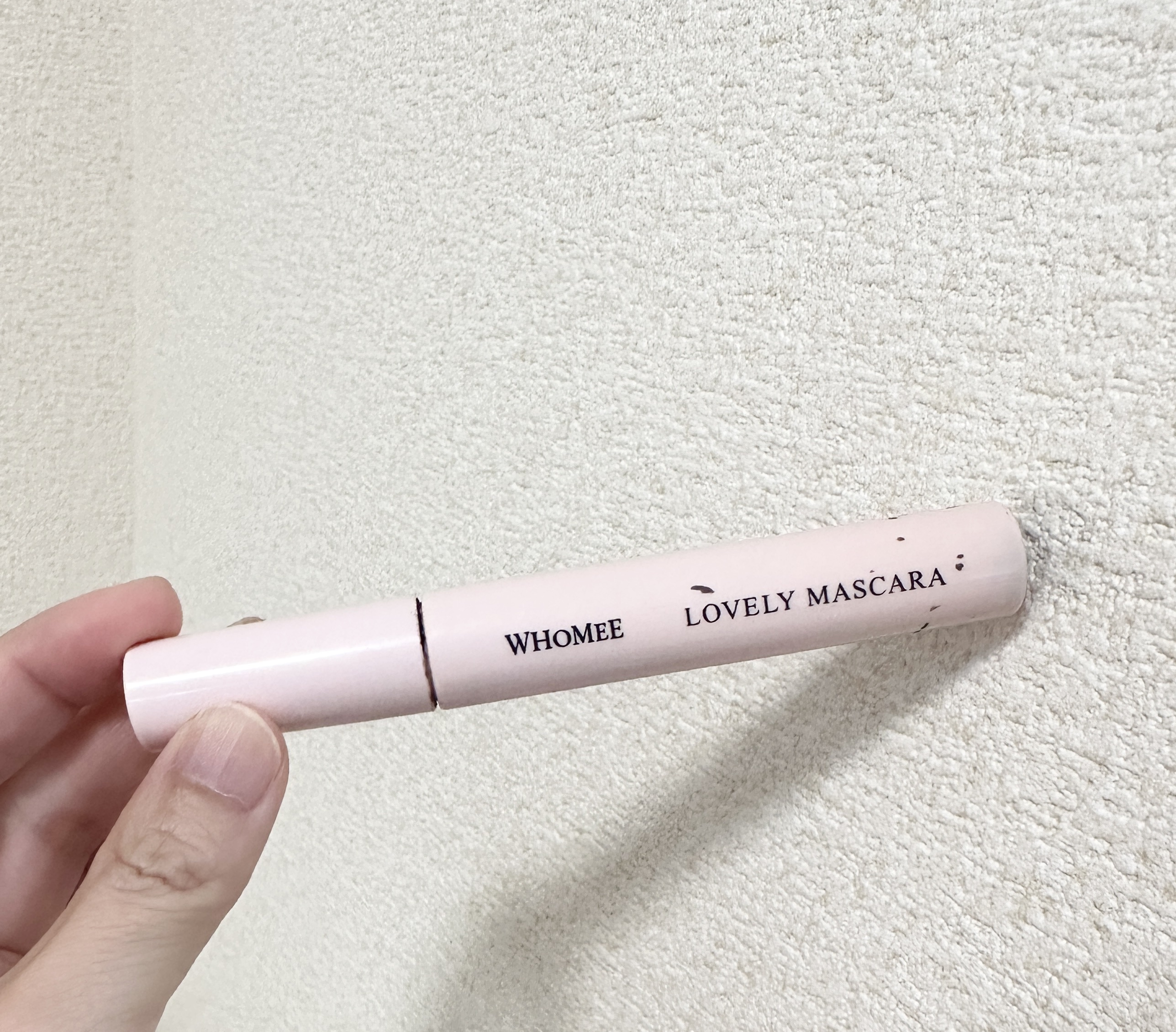 ロング＆カールマスカラ Ｎ チョコブラウン/WHOMEE/マスカラを使ったクチコミ（1枚目）