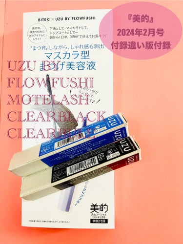 MOTELASH(ウズ モテラッシュ) CLEAR BLACK/UZU BY FLOWFUSHI/マスカラ下地・トップコートを使ったクチコミ（1枚目）