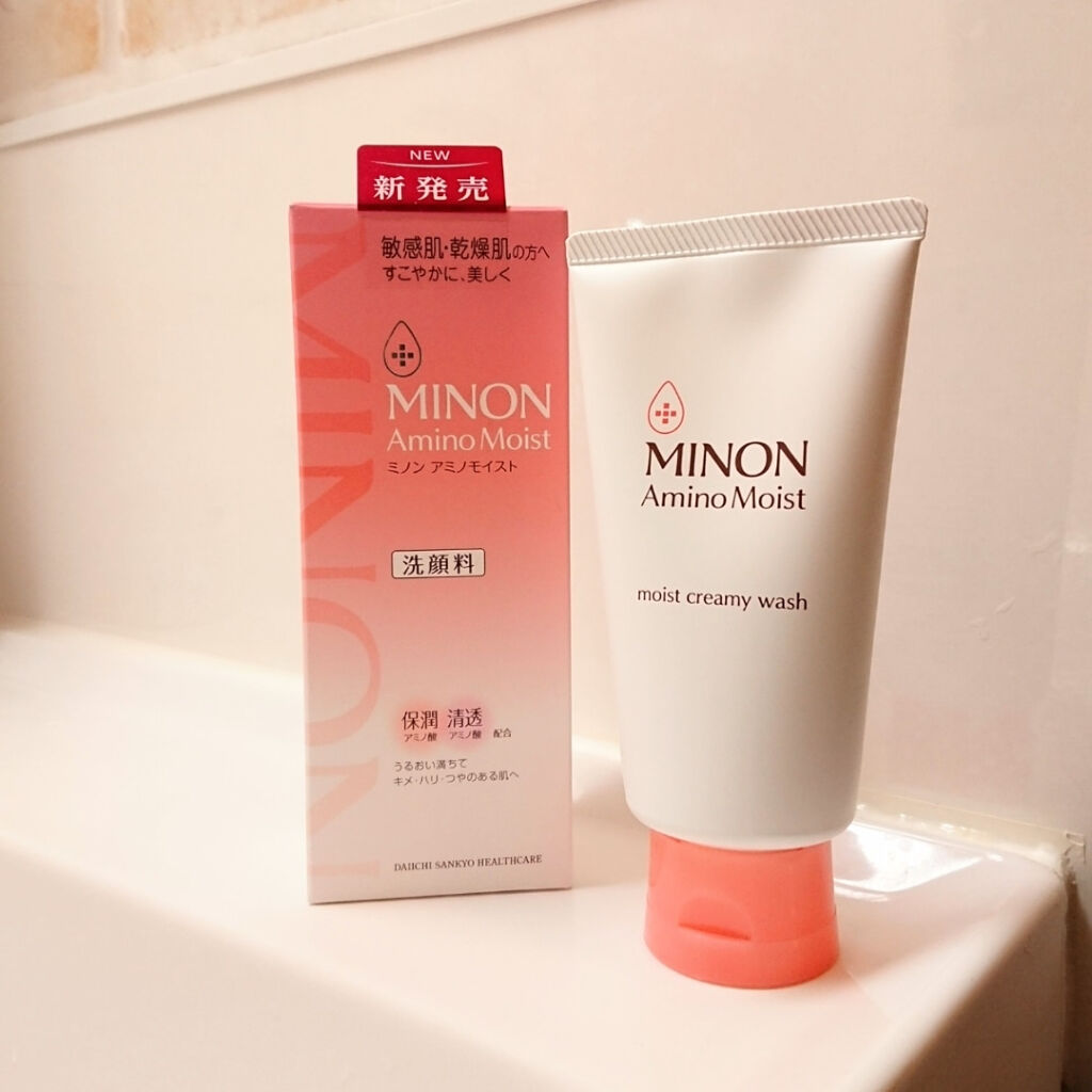 アミノモイスト モイストクリーミィ ウォッシュ/ミノン/洗顔フォームを使ったクチコミ（3枚目）