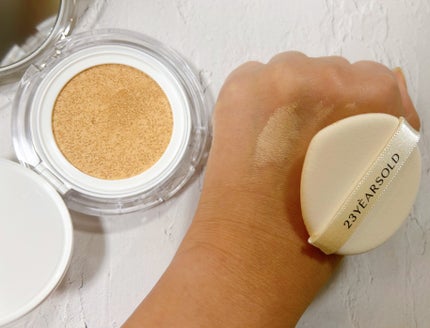 ハートリーフシーンカバークッション/23years old/クッションファンデーションを使ったクチコミ(2枚目)