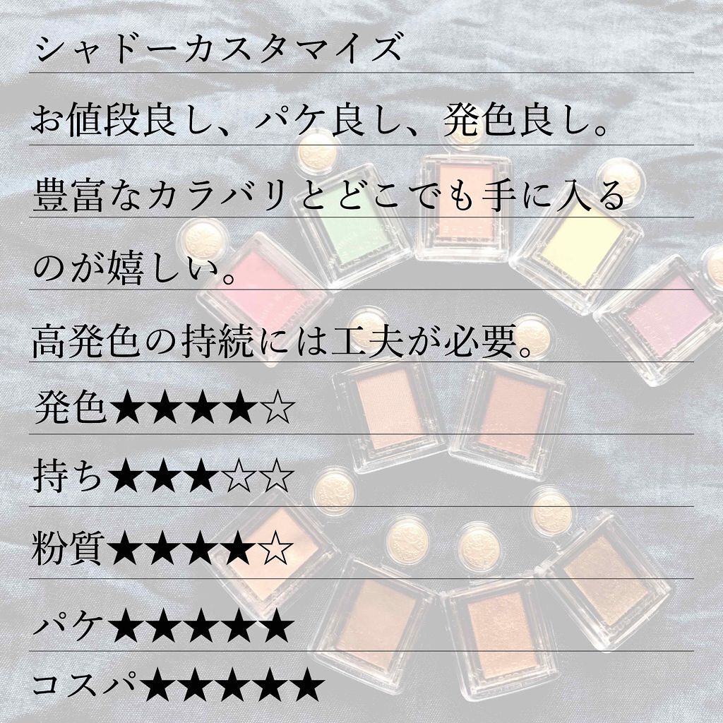 シャドーカスタマイズ/MAJOLICA MAJORCA/単色アイシャドウを使ったクチコミ(3枚目)