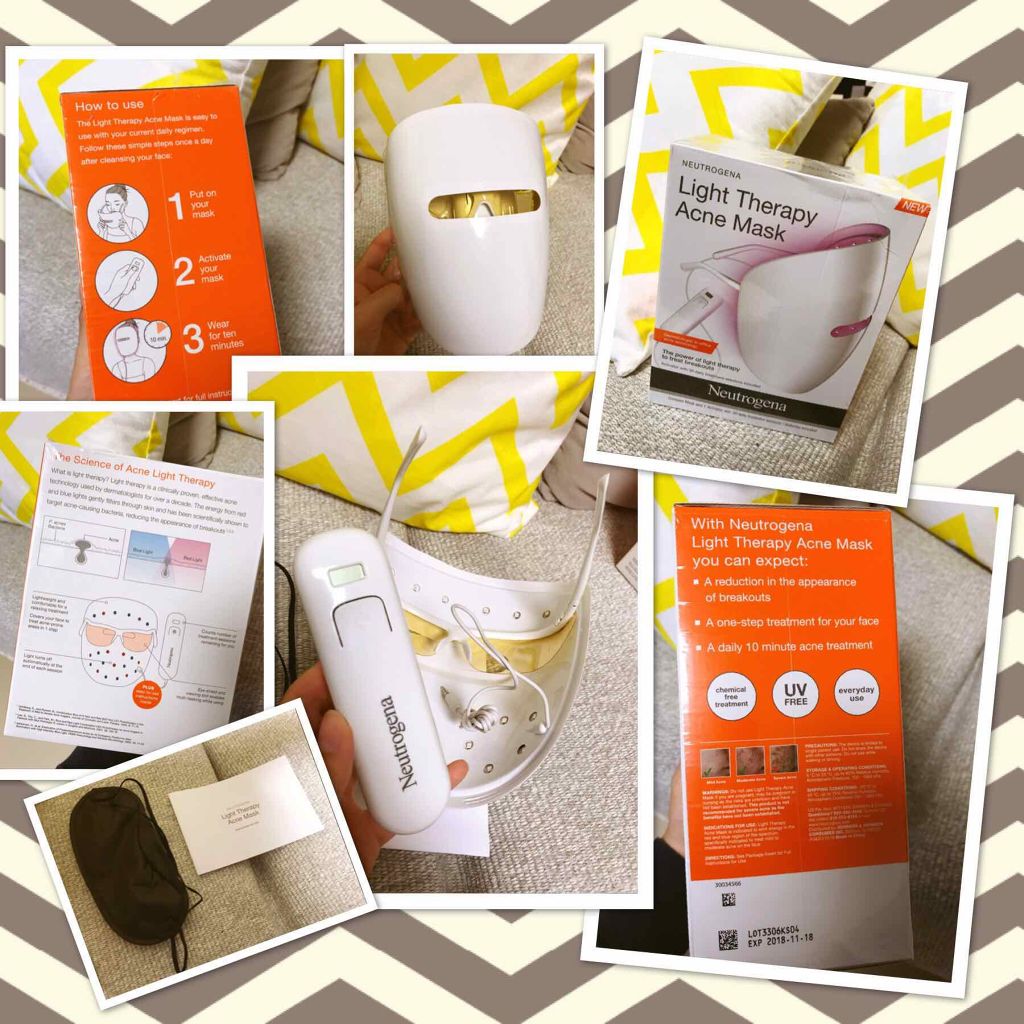 ライトセラピーアクネマスク/Neutrogena/シートマスク・パックを使ったクチコミ(1枚目)