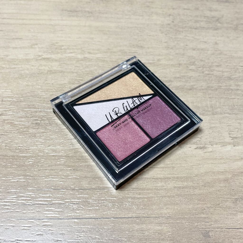 UR GLAM　VELVET EYE COLOR PALETTE イエロー&プラム/U R GLAM/アイシャドウパレットを使ったクチコミ（1枚目）