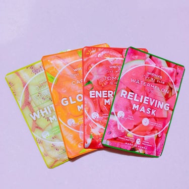 LOVE MY GLOW TOMATO ENERGISING MASK/ワトソン（Ｗａｔｓｏｎｓ）/シートマスク・パックを使ったクチコミ（2枚目）