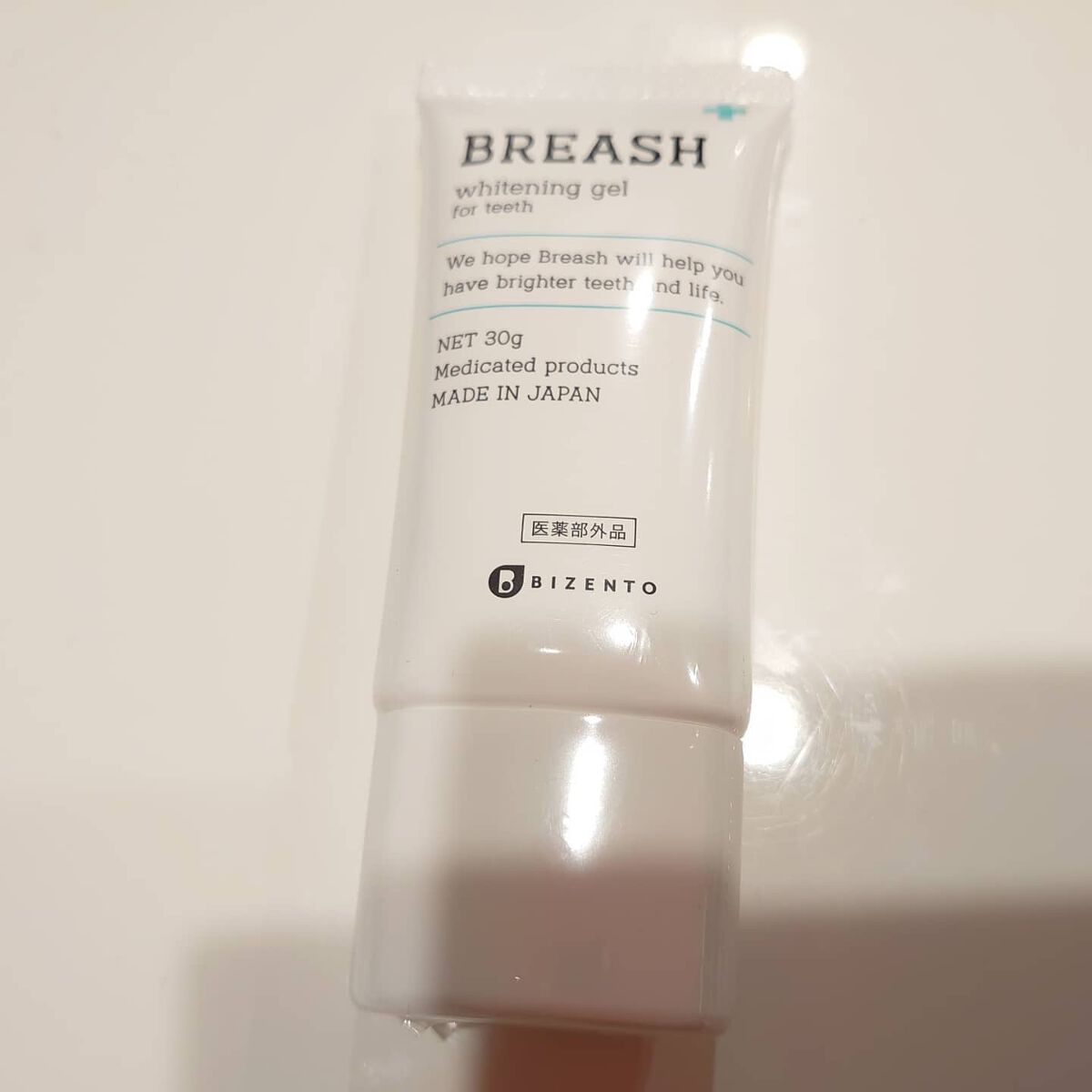 試してみた】ブレッシュホワイトニング 歯磨きジェル BIZENTOの