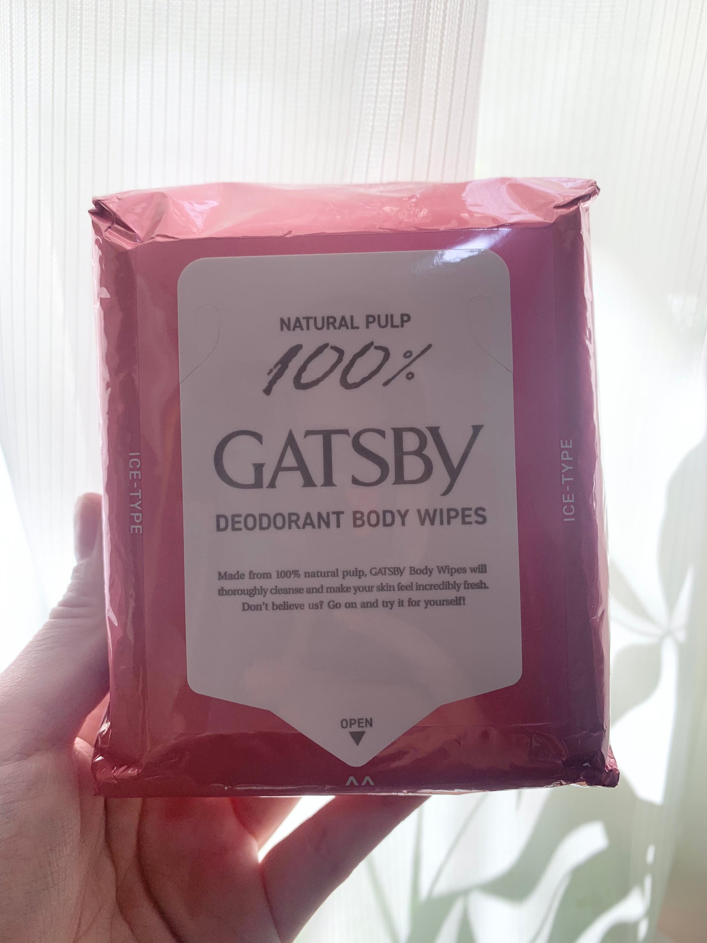 アイスデオドラント ボディペーパーN フリーズピーチ/ギャツビー/ボディシートを使ったクチコミ(2枚目)