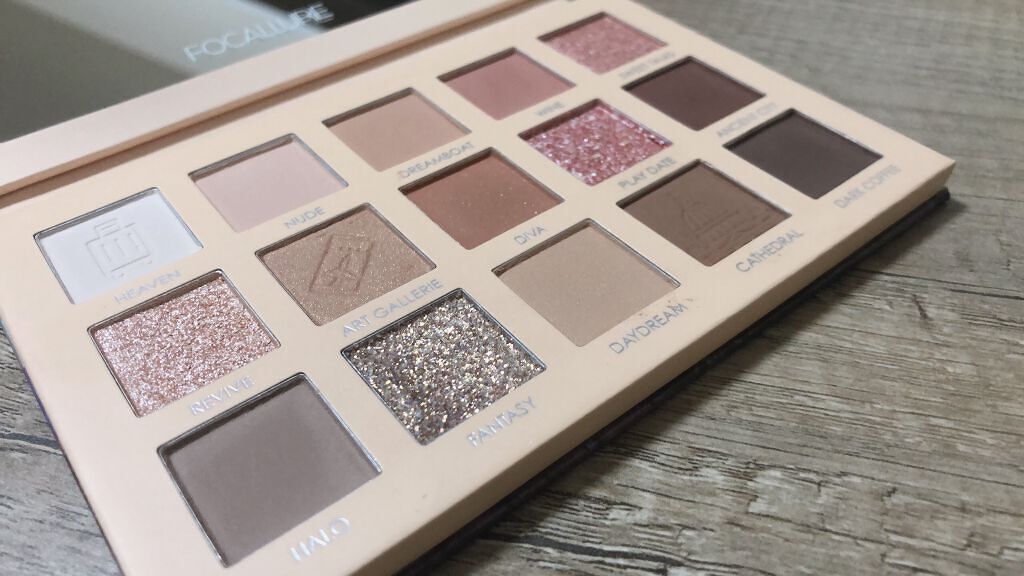 GO TRAVEL 15色アイシャドウパレット/FOCALLURE/アイシャドウパレットを使ったクチコミ(1枚目)