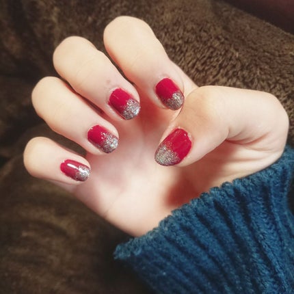 カラフルネイルズ N02 シックボルドー/キャンメイク/マニキュアを使ったクチコミ(3枚目)