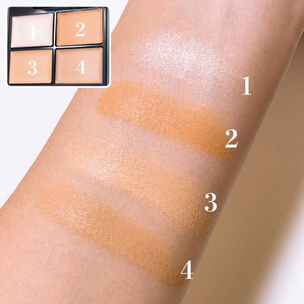 トーンパーフェクティング パレット/DECORTÉ/パレットコンシーラーを使ったクチコミ(2枚目)