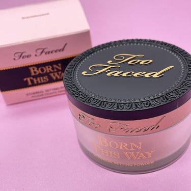 ボーン ディス ウェイ エセリアル セッティング パウダー/Too Faced/ルースパウダーを使ったクチコミ（2枚目）