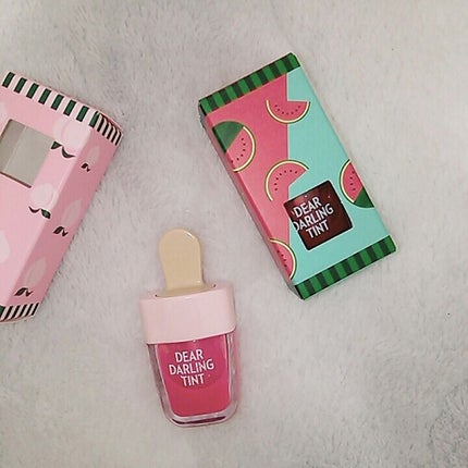 ディアダーリン ウォータージェルティント (アイスティント)/ETUDE/口紅を使ったクチコミ(1枚目)