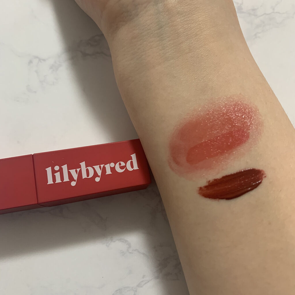 ブラッディライアー コーティングティント/lilybyred/リップティントを使ったクチコミ（2枚目）