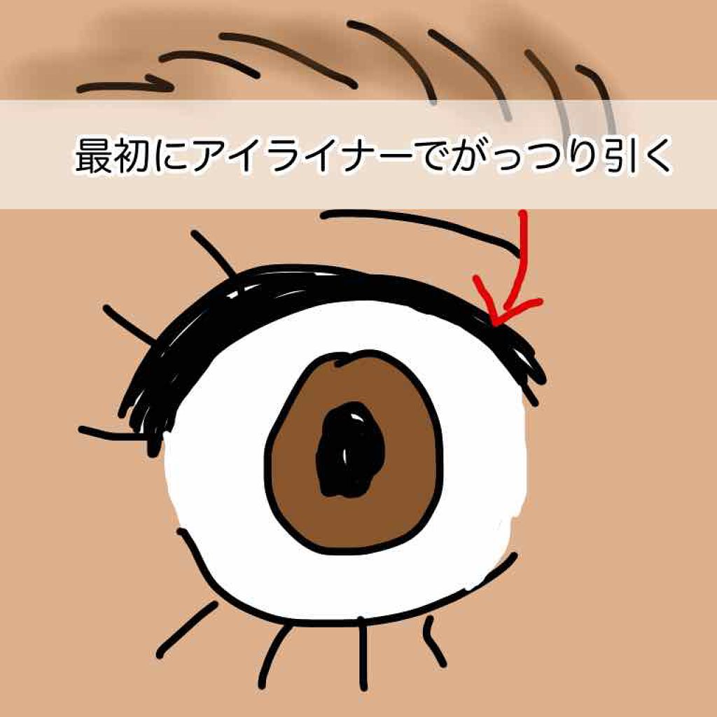 mari@コメントでフォロバ on LIPS 「久々のメイク✨簡単にデカ目になる方法を紹介目が結膜炎でメイク出..」(4枚目)