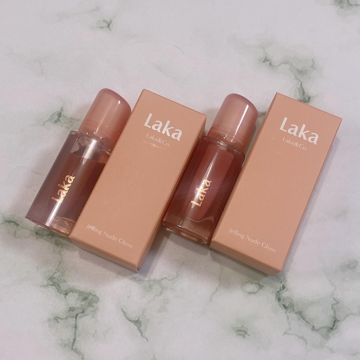 ジェリーイングヌードグロス/Laka/リップグロスを使ったクチコミ(4枚目)