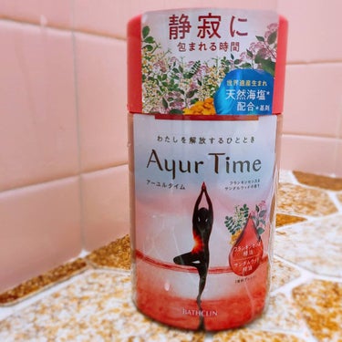 Ayur Time（アーユルタイム） フランキンセンス＆サンダルウッドの香り 720g/アーユルタイム/入浴剤を使ったクチコミ（2枚目）