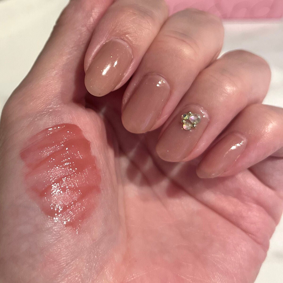 ジューシーラスティングティント/rom&nd/リップティントを使ったクチコミ(4枚目)