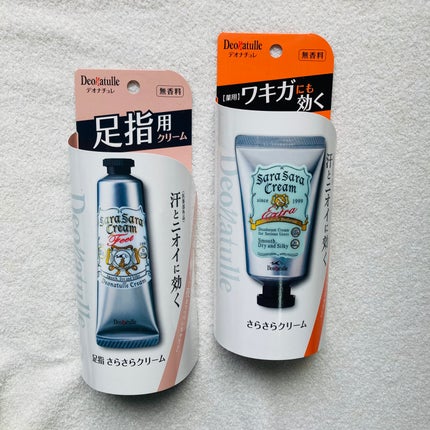 薬用足指さらさらクリーム/デオナチュレ/デオドラント・制汗剤を使ったクチコミ(1枚目)