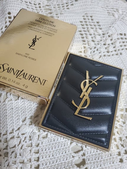 クチュール ミニ クラッチ/YVES SAINT LAURENT BEAUTE/アイシャドウパレットを使ったクチコミ(1枚目)