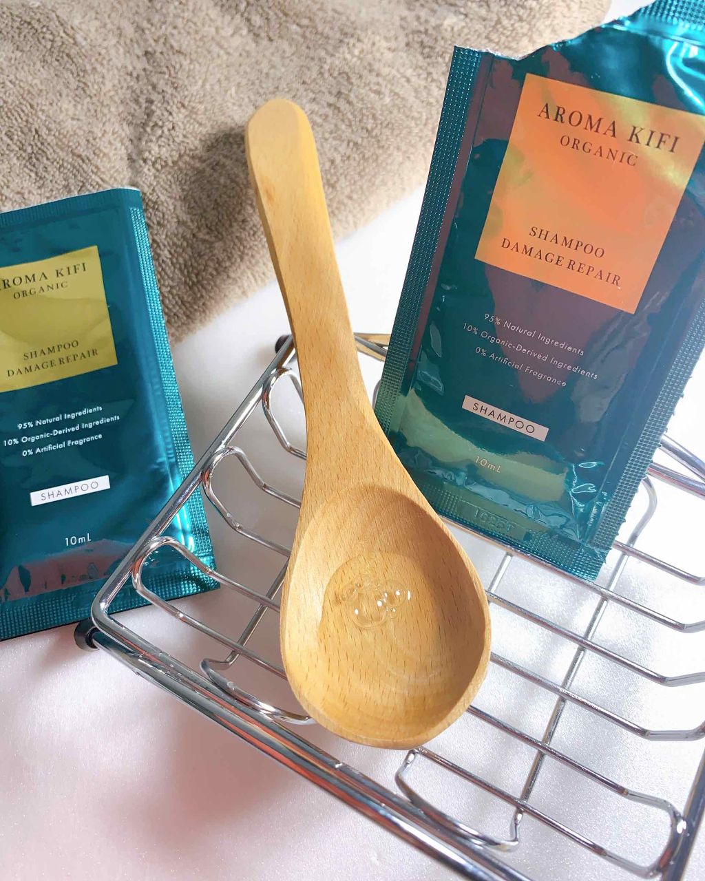 オーガニックシャンプー/トリートメント<モイストシャイン>/AROMA KIFI/シャンプー・コンディショナーを使ったクチコミ(2枚目)
