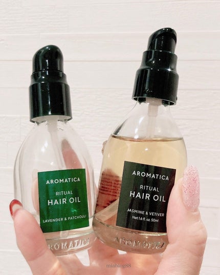 リチュアルヘアオイルジャスミン&ベチバー/AROMATICA/ヘアオイルを使ったクチコミ(1枚目)