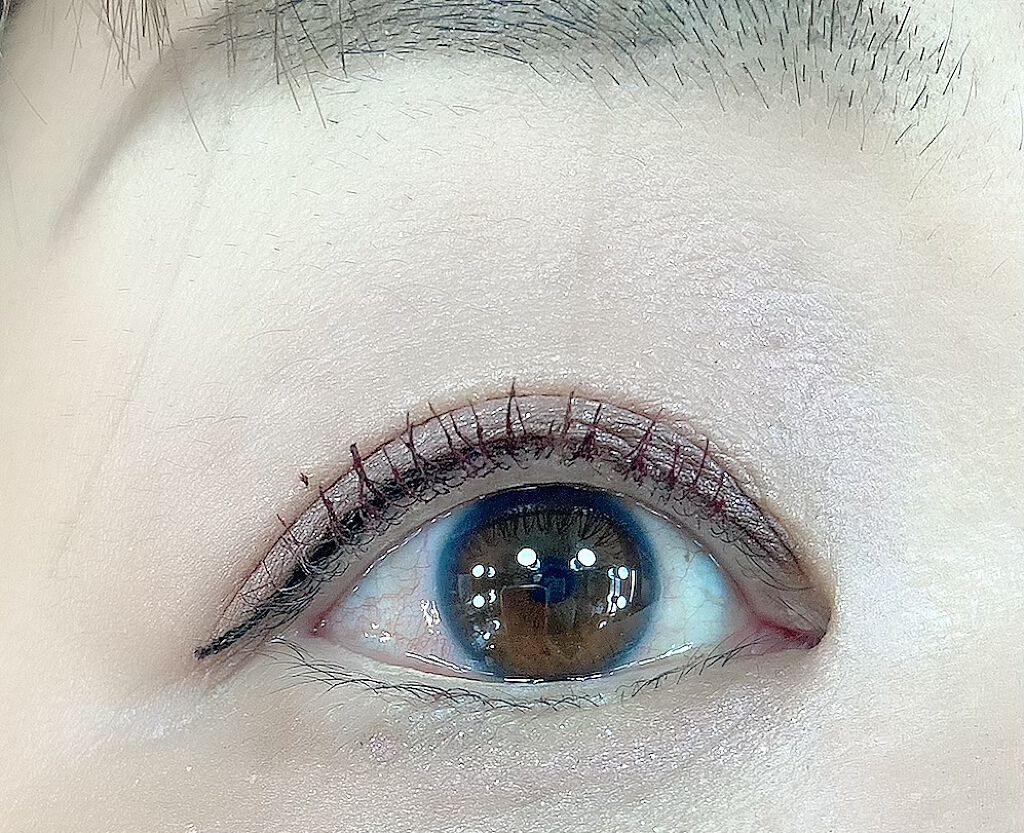 ソリッドアイカラー 01 バイオレット/ナチュラグラッセ/ジェル・クリームアイシャドウを使ったクチコミ（3枚目）