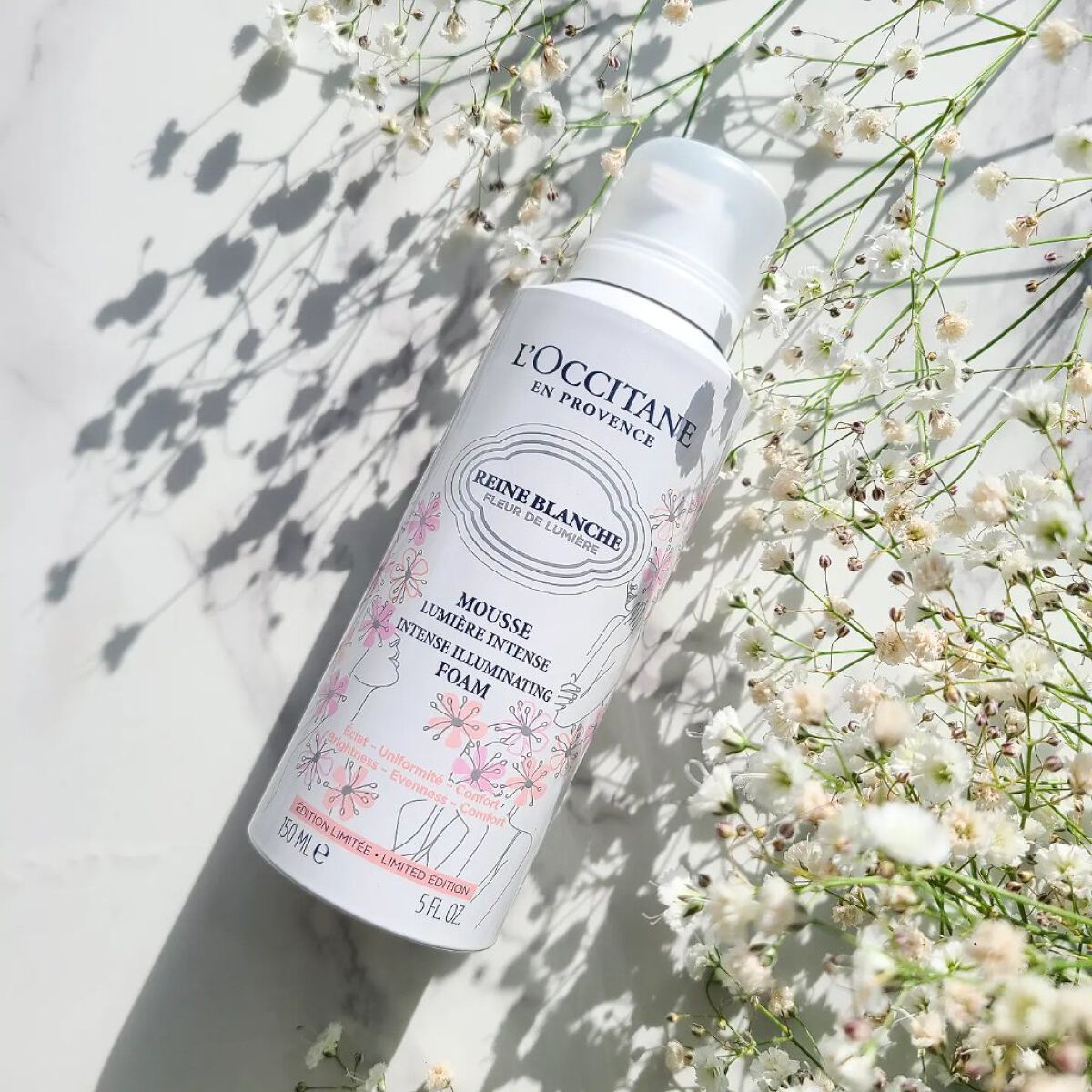 レーヌブランシュ イルミネイティングクレンジングフォーム/L'OCCITANE/泡洗顔を使ったクチコミ（1枚目）