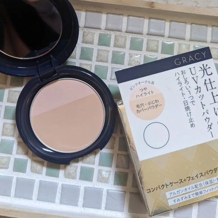 光仕上げパウダーUV/グレイシィ/プレストパウダーを使ったクチコミ(2枚目)
